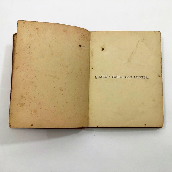 Vintage Quality Fogg's Old Ledger Hardback 1869 Original 162 pages - Picture 7 of 15